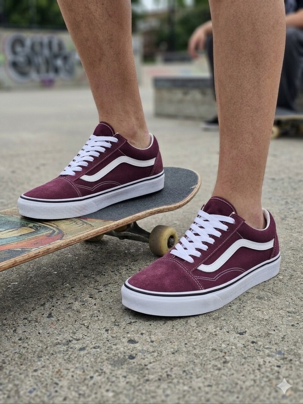 Vans Old Skool Classic Skate Shoes - Burgundy (Mens 10.5 / Womens 12) NWB